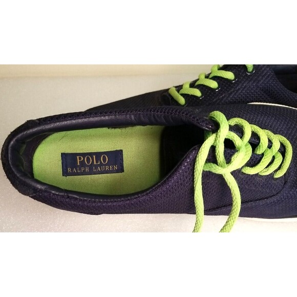 Polo Ralph Lauren Navy Vaughn Casual Sneaker Deck Shoes (0200001087 D16) 11.5D - Picture 6 of 8